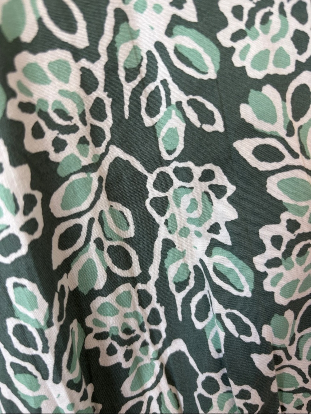 J.Crew Green Floral Midi Dress Size 6 Puff Sleeve Cottagecore Summer Dress NWT - Picture 4 of 10